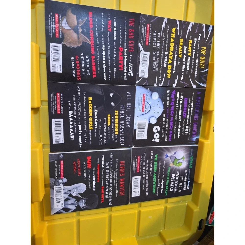 Lot‎ of 6 The Bad Guys Books, 8, 10, 11, 12, 13, 14